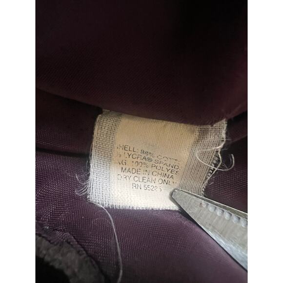 Express Design Studio Gray Velvet Button Up Blazer Size 6 - Picture 4 of 4